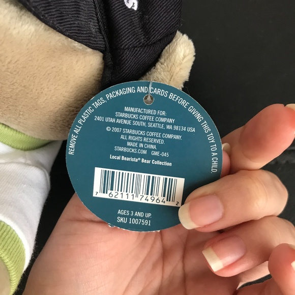 NWT Starbucks Bearista Seattle Teddy Bear - Picture 7 of 9